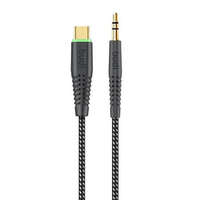 Budi Budi USB-C - AUX kábel 1,2m fekete (150TXA)