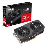ASUS ASUS Radeon RX 7600 8GB Dual OC Edition videokártya (DUAL-RX7600-O8G)