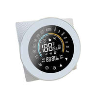 SmartWise SmartWise WiFi-s okos termosztát COLOR ‘B’ típus (16A) színes kijelző fehér (SMW-TER-BW-COL)