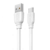 Remax Remax Suji Pro USB-A - USB-C kábel 2.4A 1m fehér (RC-138a White)