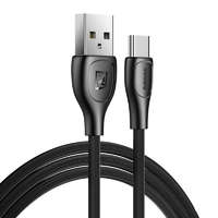 Remax Remax Lesu Pro USB-A - USB-C kábel 2.1A 1m fekete (RC-160a Black)