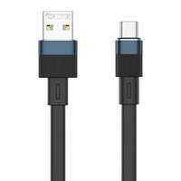 Remax Remax Flushing USB-A - USB-C kábel 2.4A 1m fekete (RC-C001 A-C black)