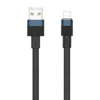 Remax Remax Flushing USB-A - Lightning kábel 2.4A 1m fekete (RC-C001 A-L black)