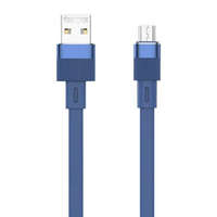 Remax Remax Flushing USB-A - MicroUSB kábel 2.4A 1m kék (RC-C001 A-M blue)
