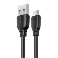 Remax Remax Suji Pro USB-A - MicroUSB kábel 2.4A 1m fekete (RC-138m Black)