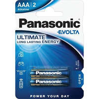 Panasonic Panasonic EVOLTA 1,5V AAA/mikro szupertartós alkáli elem (2 db/csomag) (LR03EGE-2BP)