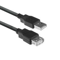 ACT ACT USB 2.0 hosszabbító kábel 1,8m fekete (AC3040)