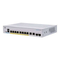 Cisco Cisco 8 portos menedzselhető PoE+ switch (CBS250-8PP-E-2G-EU)