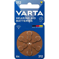 Varta Varta 312 hallókészülék elem (6db/bliszter) (24607101416)