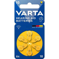 Varta Varta 10 hallókészülék elem (6db/bliszter) (24610101416)