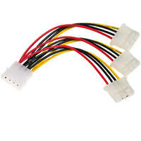 Akyga Akyga Molex - 3xMolex elosztó adapter 15cm (AK-CA-40)