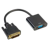 Akyga Akyga DVI-D 24+1 Dual Link apa -> VGA anya adapter (AK-AD-50)