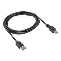 Akyga Akyga USB-A - Mini-B (5-tűs) kábel 1.8m fekete (AK-USB-03)