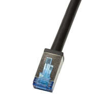 LogiLink Logilink Patch kábel, kültéri, Cat.6A, S/FTP, fekete, 1 m (CQ7033S)