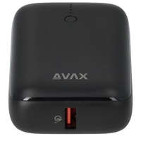AVAX AVAX PB105B MINI PD/Type-C 20W gyorstöltő Powerbank 10.000mAh fekete (5999574480156)