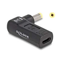DeLock Delock Laptop töltőkábel adapter USB Type-C anya - HP 4,8 x 1,7 mm apa 90 fokban hajlított (60006)