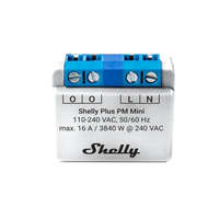 Shelly Shelly Plus PM MINI Wi-Fi -s Bluetooth áramfogyasztás - mérő (ALL-REL-PLUSMINIPM)