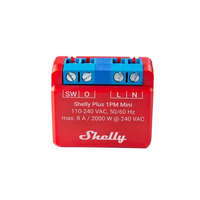 Shelly Shelly Plus 1PMMINI Wi-Fi + Bluetooth okosrelé áramfogyasztás-méréssel (ALL-REL-PLUSMINI1PM)