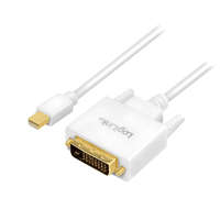 LogiLink Logilink DisplayPort kábel mDP/M DVI/M 1080p 3m fehér (CV0138)