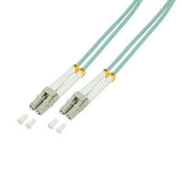 LogiLink Logilink Fiber duplex patch kábel OM3 50/125 LC-LC 0,5m aqua (FP3LC00)