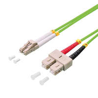 LogiLink Logilink Fiber duplex patch kábel OM5 50/125 LC-SC 0,5m lime zöld (FP5LS00)