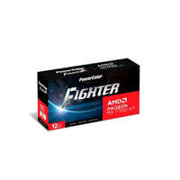 PowerColor PowerColor Radeon RX 7700 XT Fighter 12GB OC videokártya (RX7700XT 12G-F/OC )