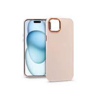 Haffner Haffner Frame Apple iPhone 15 Plus szilikon tok pink (PT-6817)