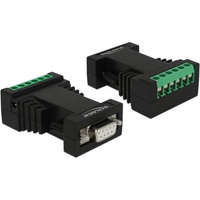 DeLock Delock Serial RS-232 -> Serial RS-422/485 F/F konverter fekete (87686)