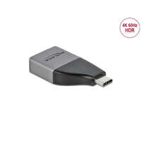 DeLock Delock USB Type-C - DisplayPort (DP Alt Mode) kompakt kialakítású adapter 4K, 60Hz (64120)