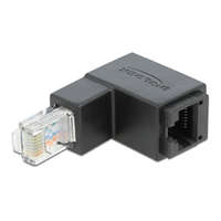 DeLock Delock RJ45 adapter apa 90 fokos lefelé néző > RJ45 aljzat, Cat.6 UTP (86423)