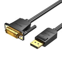 Vention Vention Display Port - DVI átalakító kábel 1,5m fekete (HAFBG)