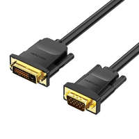 Vention Vention DVI (24+1) - VGA átalakító kábel 1,5m fekete (EABBG)