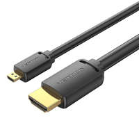 Vention Vention HDMI-A - HDMI-D átalakító kábel 4K HD 1,5m fekete (AGIBG)