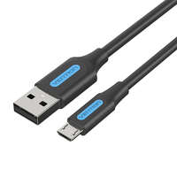 Vention Vention USB 2.0 A - Micro-B kábel 3A 0,25m fekete (COLBC)