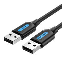 Vention Vention USB 2.0 A kábel 0,25m fekete (COJBC)
