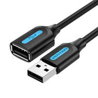 Vention Vention USB 2.0 hosszabító kábel 0,5m fekete (CBIBD)