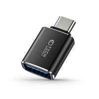 Tech-Protect Tech-Protect Ultraboost USB-C - USB-A átalakító adapter OTG funkcióval fekete (127806)
