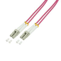LogiLink Logilink Fiber duplex patch kábel OM4 50/125 LC-LC erika lila 10m (FP4LC10)