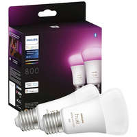 Philips Philips Lighting Hue LED fényforrás White & Color Ambiance E27 60 W Fehér és színes 2db (871951432836500)