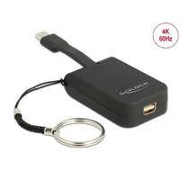 DeLock Delock USB Type-C adapter mini DisplayPort-hoz (DP Alt Mode) 4K 60 Hz - kulcstartón (63939)