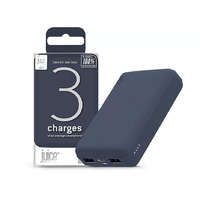 Juice Juice ECO 3 Charge 2x USB-A - USB-C - Micro USB Power Bank 10000mAh sötét kék (JU195089)
