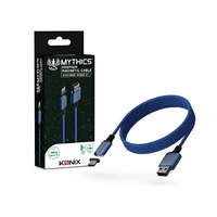 Mythics Konix Mythics USB-A - USB-C Xbox Series X/S kontroller töltő kábel mágneses fejjel 3m kék (KX-MCC-SERX-B)