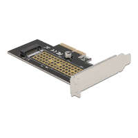 DeLock Delock PCI Express x4-kártya - 1 x belső NVMe M.2 Key M 80 mm - alacsony profilú (90047)