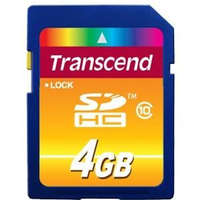 Transcend 4GB SDHC Transcend CL10 (TS4GSDHC10)