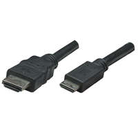 Manhattan Manhattan kábel HDMI (Male) - mini HDMI (Male)1.8m fekete (304955)