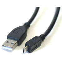 Manhattan Manhattan kábel USB 2.0TypeA (Male) - Micro USB 2.0 TypeB (Male) 1.8m fekete (307178)