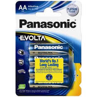 Panasonic Panasonic 1.5V Alkáli AA ceruza elem EVOLTA (4db / csomag) (LR6EGE/4BP)