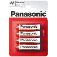 Panasonic Panasonic 1.5V Cink-Carbon AA ceruza elem (4db / csomag) (R6R/4BPACK)