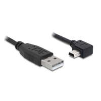 DeLock Delock DL82683 USB 2.0-A apa -> USB mini-B 5 tűs könyök apa átalakító kábel 3m
