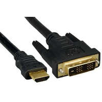  HDMI-DVI összekötő monitor kábel 3m aranyozott